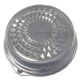 Durable Packaging Dome Lids for 12" Cater Trays, 12" Diameter x 2.5"h, Silver, 50/Carton (12DL)