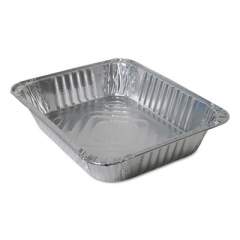 Durable Packaging Aluminum Steam Table Pans, Half Size, 100/Carton (420045)