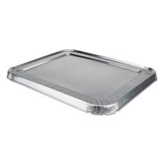 Durable Packaging Aluminum Steam Table Lids for Rolled Edge Half Size Pan, 100 /Carton (8200CRL)
