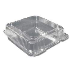 Durable Packaging Plastic Clear Hinged Containers, 9 x 8.63 x 3, Clear, 200/Carton (PXT900)