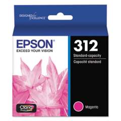 Epson T312320-S (312XL) Claria Ink, 360 Page-Yield, Magenta