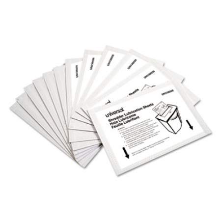 Universal Shredder Lubricant Sheets, 5.5" x 2.8", 24/Pack (38026)