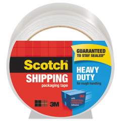 Scotch 3850 Heavy-Duty Packaging Tape, 3" Core, 1.88" x 54.6 yds, Clear