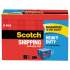 Scotch 3850 Heavy-Duty Packaging Tape Cabinet Pack, 3" Core, 1.88" x 54.6 yds, Clear, 18/Pack (385018CP)