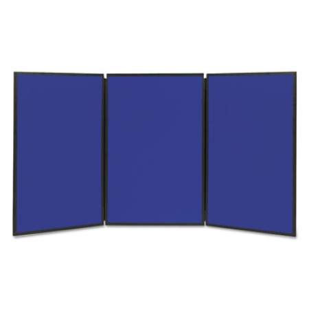 Quartet Show-It! Display System, 72 x 36, Blue/Gray Surface, Black Frame (SB93513Q)
