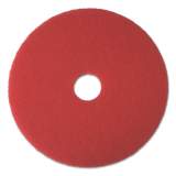 Boardwalk Buffing Floor Pads, 19" Diameter, Red, 5/Carton (4019RED)