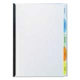 GBC View-Tab Report Cover, Grooved Sliding Bar, 8.5 x 11, Clear/Clear (55766)