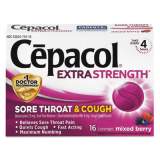 Cepacol Sore Throat and Cough Lozenges, Mixed Berry, 16/Pack, 24 Packs/Carton (74016CT)