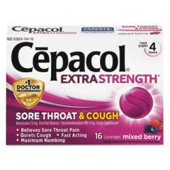 Cepacol Sore Throat and Cough Lozenges, Mixed Berry, 16 Lozenges (74016)