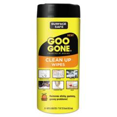 Goo Gone Clean Up Wipes, 8 x 7, Citrus Scent, White, 24/Canister (2000EA)