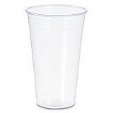 Conex ClearPro Plastic Cold Cups, 24 oz, 50/Bag, 12 Bags/Carton (24PX)