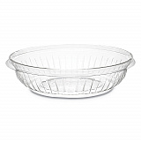 PresentaBowls Clear Bowls, 8 oz, 5.3" Diameter x 1.4" h, Clear, Plastic, 504/Carton (PET8B)