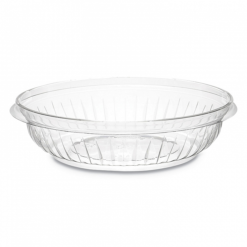 PresentaBowls Clear Bowls, 8 oz, 5.3" Diameter x 1.4" h, Clear, Plastic, 504/Carton (PET8B)
