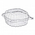 ClearSeal Hinged-Lid Plastic Containers, 13.8 oz, Clear, Plastic, 500/Carton (PET53PST1)