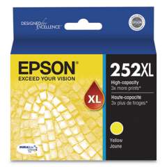 Epson T252XL420-S (252XL) DURABrite Ultra High-Yield Ink, 1,100 Page-Yield, Yellow
