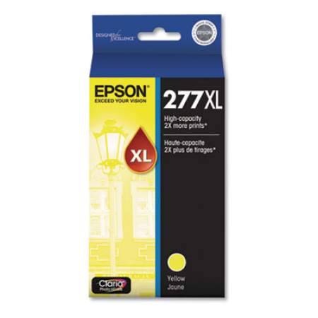Epson T277XL420-S (277XL) Claria High-Yield Ink, 740 Page-Yield, Yellow
