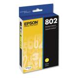 Epson T802420-S (802) DURABrite Ultra Ink, 650 Page-Yield, Yellow