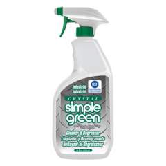 Simple Green Crystal Industrial Cleaner/Degreaser, 24 oz Spray Bottle, 12/Carton (19024)
