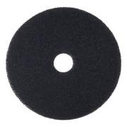 Boardwalk Stripping Floor Pads, 18" Diameter, Black, 5/Carton (4018BLA)