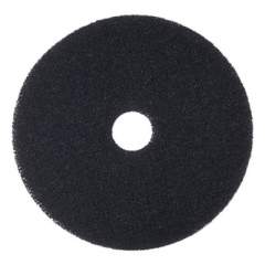 Boardwalk Stripping Floor Pads, 12" Diameter, Black, 5/Carton (4012BLA)