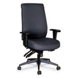 Alera Wrigley Series High Performance High-Back Multifunction Task Chair, Supports 275 lb, 18.7" to 22.24" Seat Height, Black (HPM4101)