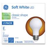 GE Classic LED Soft White Non-Dim A21, 10 W, 2/Pack (31180)