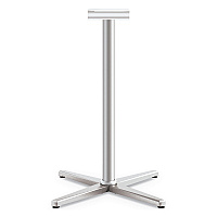 Arrange X-Leg Base for 42" to 48" Tops, 32w x 32d x 40h, Silver (CT42LXPR8)
