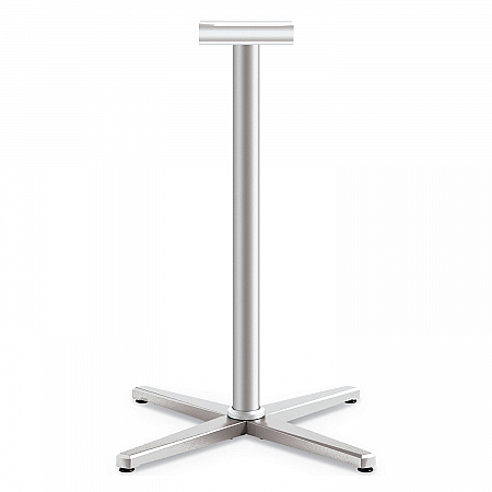 Arrange X-Leg Base for 42" to 48" Tops, 32w x 32d x 40h, Silver (CT42LXPR8)