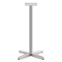 Arrange X-Leg Base for 30" to 36" Tops, 25.59w x 25.59d x 40h, Silver (CT42MXPR8)