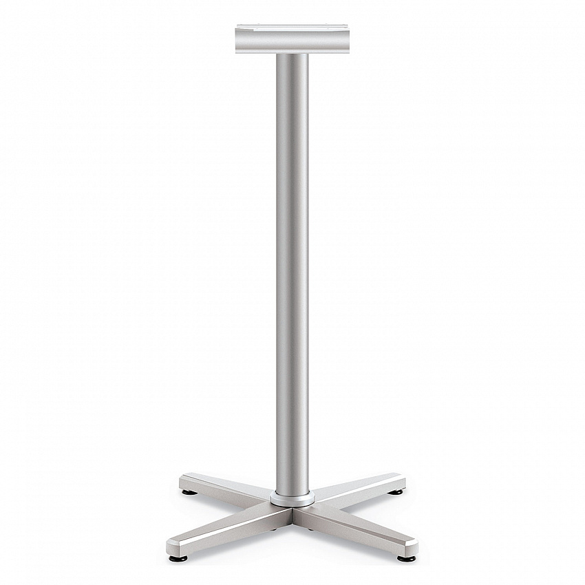 Arrange X-Leg Base for 30" to 36" Tops, 25.59w x 25.59d x 40h, Silver (CT42MXPR8)