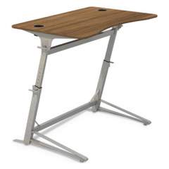 Safco Verve Standing Desk, 47.25" x 31.75" x 36" to 42", Walnut (1959WL)