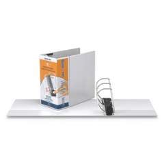 Stride QuickFit PRO Heavy Duty Storage D-Ring View Binder, 3 Rings, 6" Capacity, 11 x 8.5, White (90080)