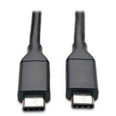 Tripp Lite USB 3.1 Gen 1 (5 Gbps) Cable, USB Type-C (USB-C) to USB Type-C (M/M), 3A. 3 ft (U420003)
