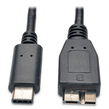 Tripp Lite USB 3.1 Gen 1 (5 Gbps) Cable, USB Type-C (USB-C) to USB 3.0 Micro-B (M/M), 3 ft. (U426003)