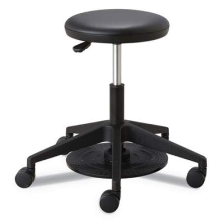 Safco Lab Stool, Backless, Supports Up to 250 lb, 19.25" to 24.25" Seat Height, Black (3437BL)