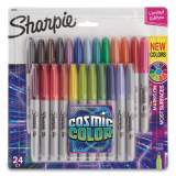 Sharpie Cosmic Color Permanent Markers, Medium Bullet Tip, Assorted Cosmic Colors, 24/Pack (2033573)