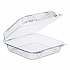 StayLock Clear Hinged Lid Containers, 8.6 x 9 x 3, Clear, Plastic, 200/Carton (PET55UT1)
