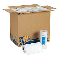 Pacific Blue Select Two-Ply Perforated Paper Kitchen Roll Towels, 2-Ply, 11 x 8.8, White, 85/Roll, 30 Rolls/Carton (27385)