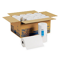 Pacific Blue Select Two-Ply Perforated Paper Kitchen Roll Towels, 2-Ply, 11 x 8.8, White, 250/Roll, 12 Rolls/Carton (27700)