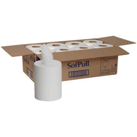 Georgia Pacific Professional SofPull Premium Jr. Cap. Towel, 7.8" x 14.8", White, 225/Roll, 8 Rolls/Carton (28125)