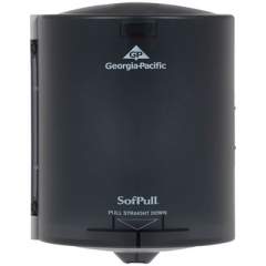 Georgia Pacific Professional SofPull Center Pull Hand Towel Dispenser, 9.25 x 8.75 x 11.5, Smoke (58204)