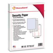 DocuGard Medical Security Papers, 24lb, 8.5 x 11, Blue, 500/Ream (04543)