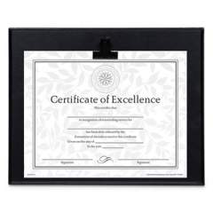 DAX Plaque With Metal Clip, Wood, 8 1/2 x 11 Insert, Black (N15618CBT)