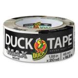 Duck MAX Duct Tape, 3" Core, 1.88" x 20 yds, White (241620)
