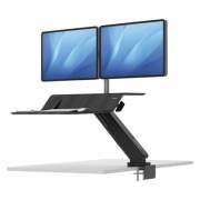 Fellowes Lotus RT Sit-Stand Workstation, 35.5" x 23.75" x 42.2" to 49.2", Black (8081601)