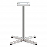 Arrange X-Leg Base for 30" to 36" Tops, 25.59w x 27.88h, Silver (CT29MXPR8)