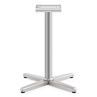 Arrange X-Leg Base for 30" to 36" Tops, 25.59w x 27.88h, Silver (CT29MXPR8)