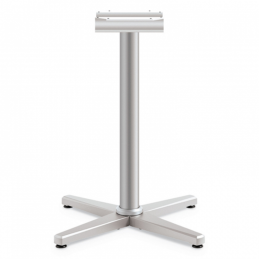 Arrange X-Leg Base for 30" to 36" Tops, 25.59w x 27.88h, Silver (CT29MXPR8)