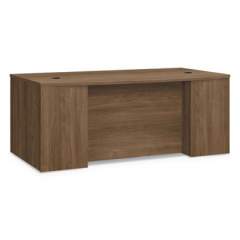 HON Foundation Breakfront Desk Shell Bow Front, 72" x 42" x 29", Pinnacle (LM7242BFPNC)