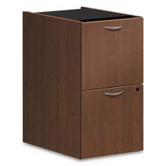 HON Foundation Pedestal File, Left or Right, 2 Legal/Letter-Size File Drawers, Mahogany, 15.42" x 20.41" x 27.83" (LMFFN)